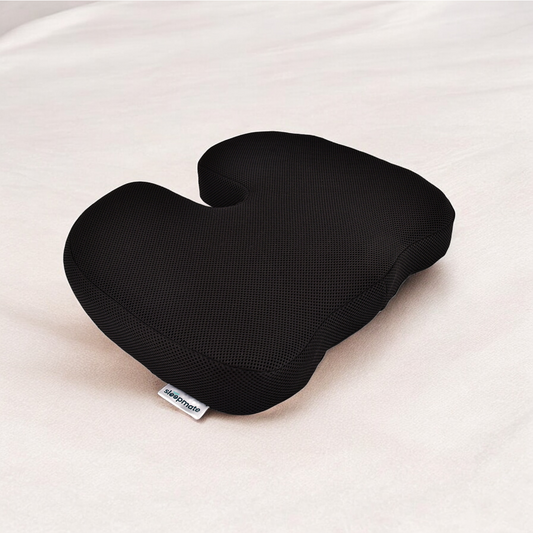 Sleepmate Coccyx Pillow, Seat Cushion with Orthopedic Foam Ventilated